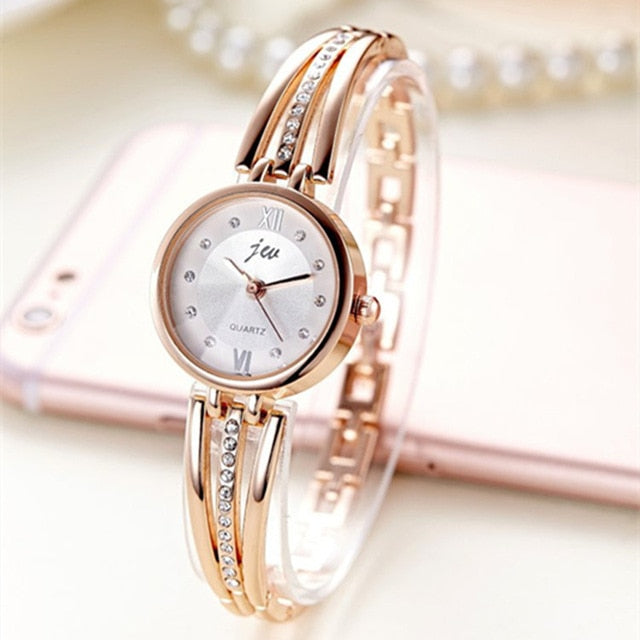 Women Luxury Brand Stainless Steel Bracelet watch