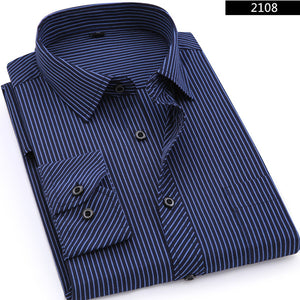 Mens Business Casual Long Sleeved Shirt