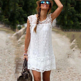 Women Casual Beach Short Dress