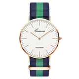 Nylon strap Style Quartz Women Watch