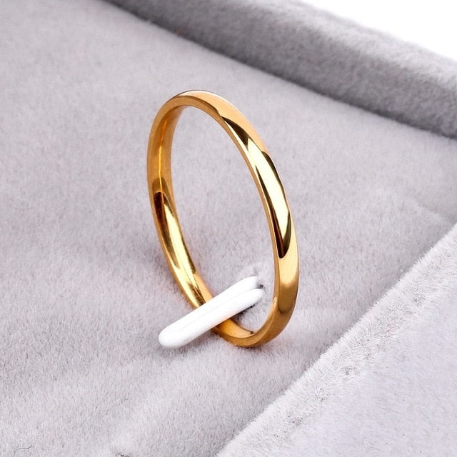 Simple Wedding Couples Rings