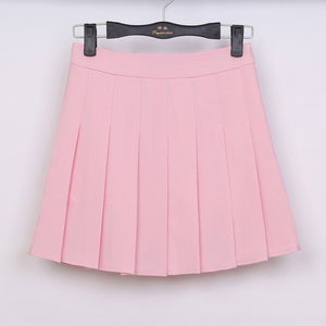 Spring high waist ball pleated skirts