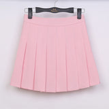 Spring high waist ball pleated skirts