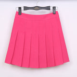 Spring high waist ball pleated skirts