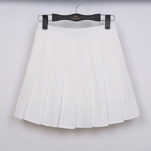 Spring high waist ball pleated skirts