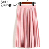 Half Length Elastic Skirt