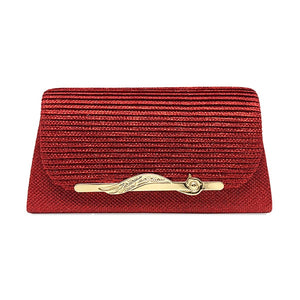 8 Solid Colors Ladies Satin Evening Clutch Bag