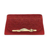 8 Solid Colors Ladies Satin Evening Clutch Bag