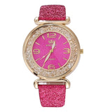 Luxury Crystal Rhinestone Stainless Steel Quartz Watch