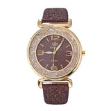 Luxury Crystal Rhinestone Stainless Steel Quartz Watch