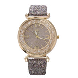 Luxury Crystal Rhinestone Stainless Steel Quartz Watch