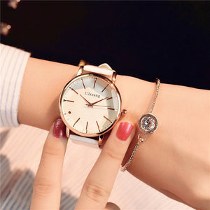 Polygonal dial design women watch