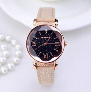 Gold Leather Watch