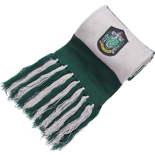 Scarf Unisex Striped Scarf Winter Large Applique Warm Tassel Multifunction Fall