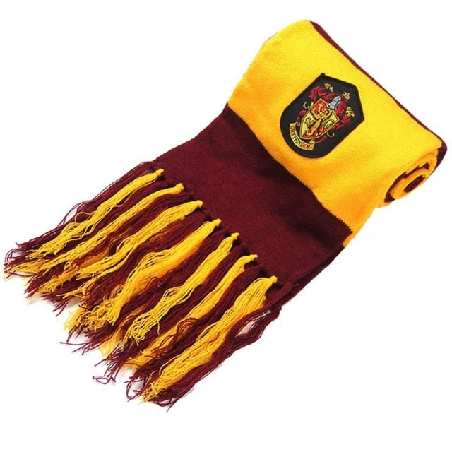 Scarf Unisex Striped Scarf Winter Large Applique Warm Tassel Multifunction Fall