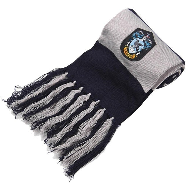 Scarf Unisex Striped Scarf Winter Large Applique Warm Tassel Multifunction Fall