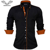 Long Sleeve British Style Cotton Men's Shirt