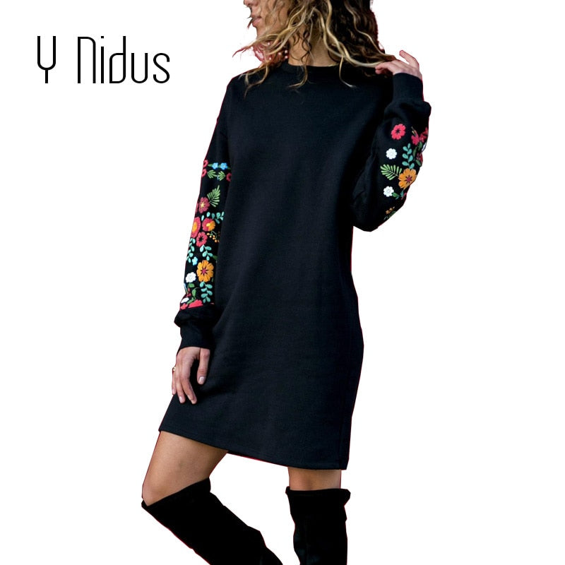 Women Winter Mini Dress