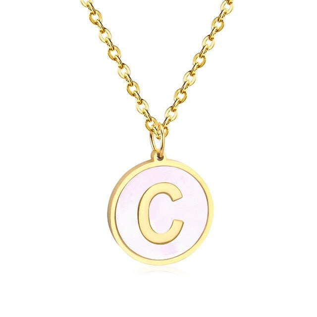 26 Letters Initial Necklace