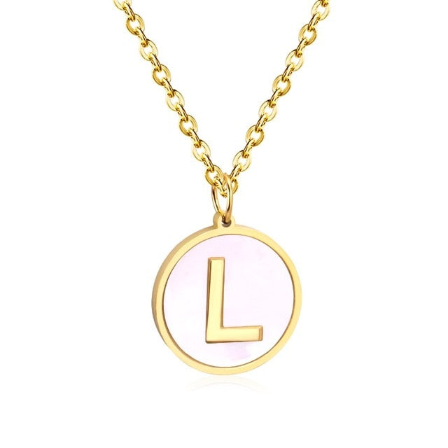 26 Letters Initial Necklace