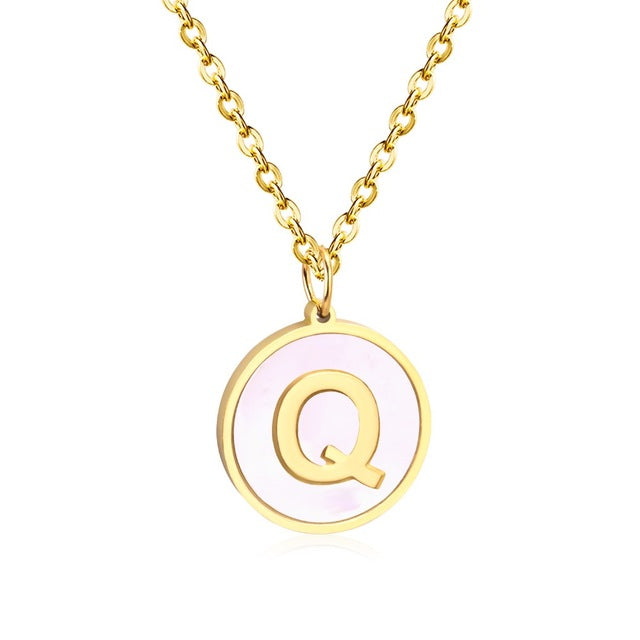 26 Letters Initial Necklace