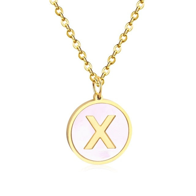 26 Letters Initial Necklace