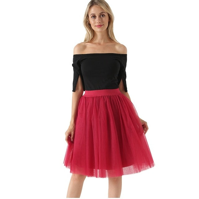 Princess Midi Tulle Skirt