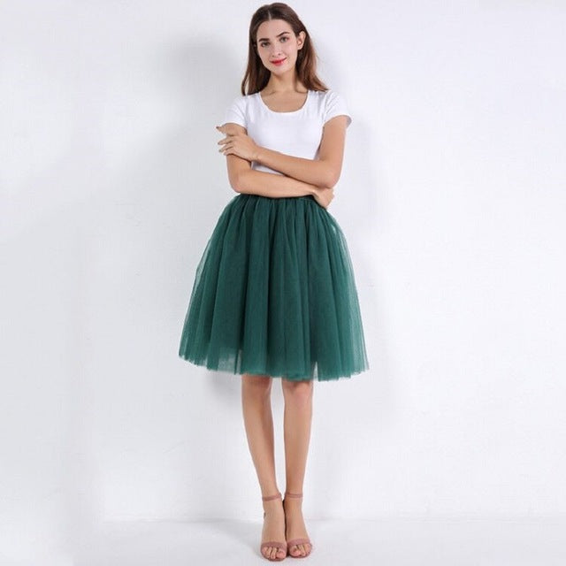 Princess Midi Tulle Skirt