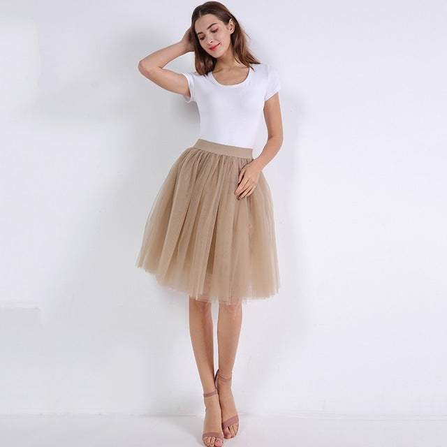 Princess Midi Tulle Skirt