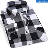 Men Flannel Plaid Shirt